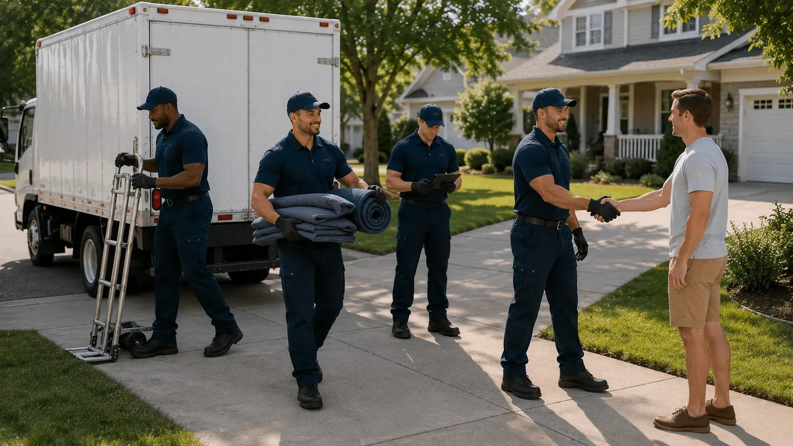 Crew arriving same day for a job